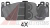 A.B.S. 37994 OE Brake Pad Set, disc brake
